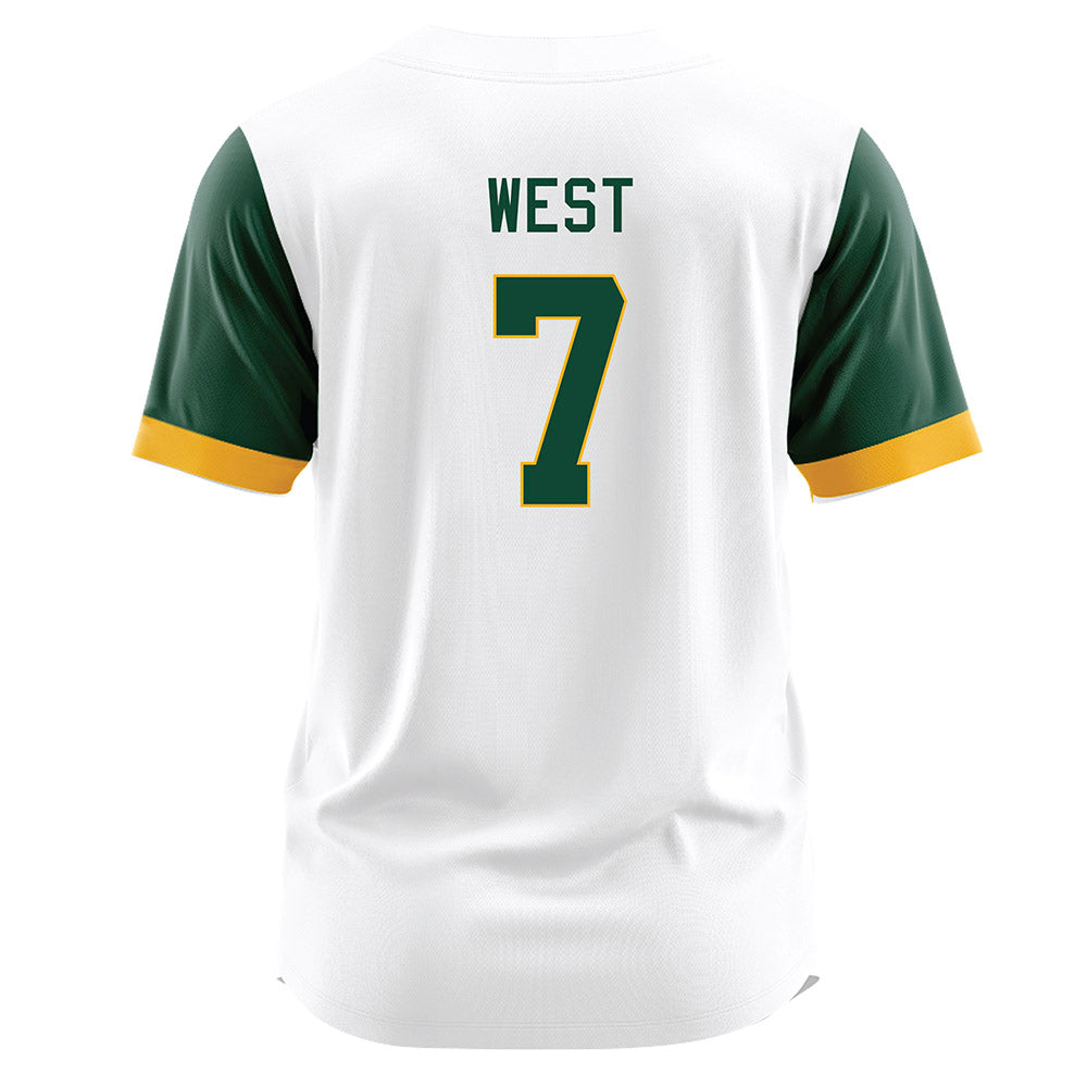 Baylor - NCAA Softball : Kaci West - White Jersey-1