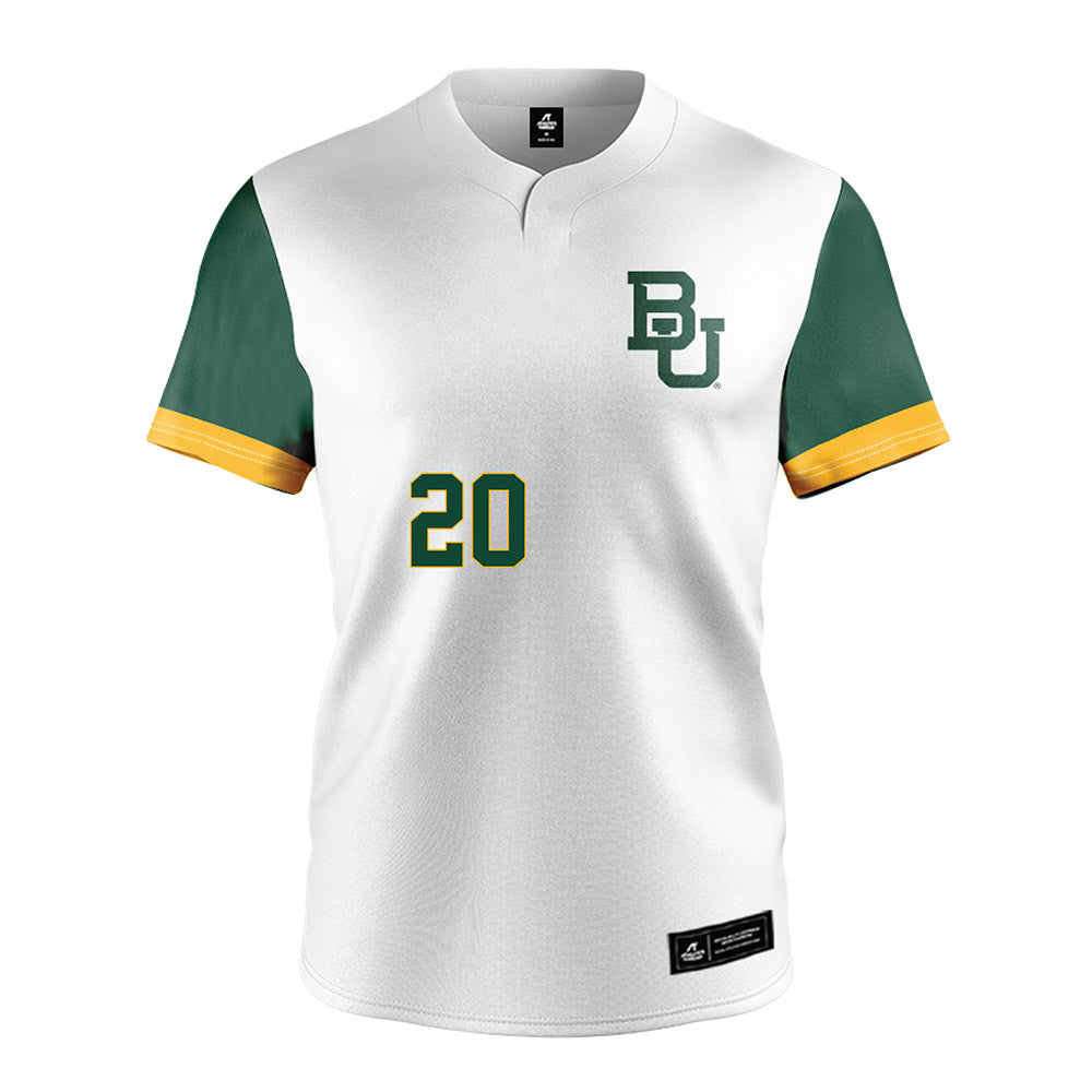 Baylor - NCAA Softball : Gianna Gusman - White Jersey-0