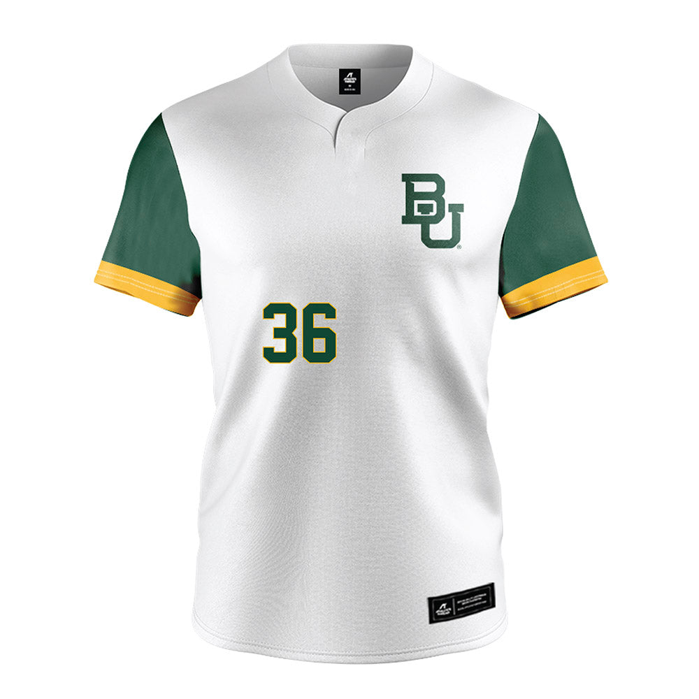 Baylor - NCAA Softball : Amber Toven - White Jersey-0