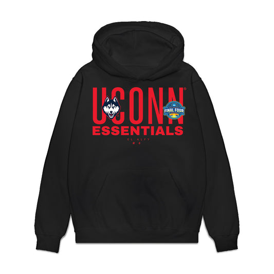 UConn - NCAA Women's Basketball : Jana El Alfy - Premium Hooded Sweatshirt-0
