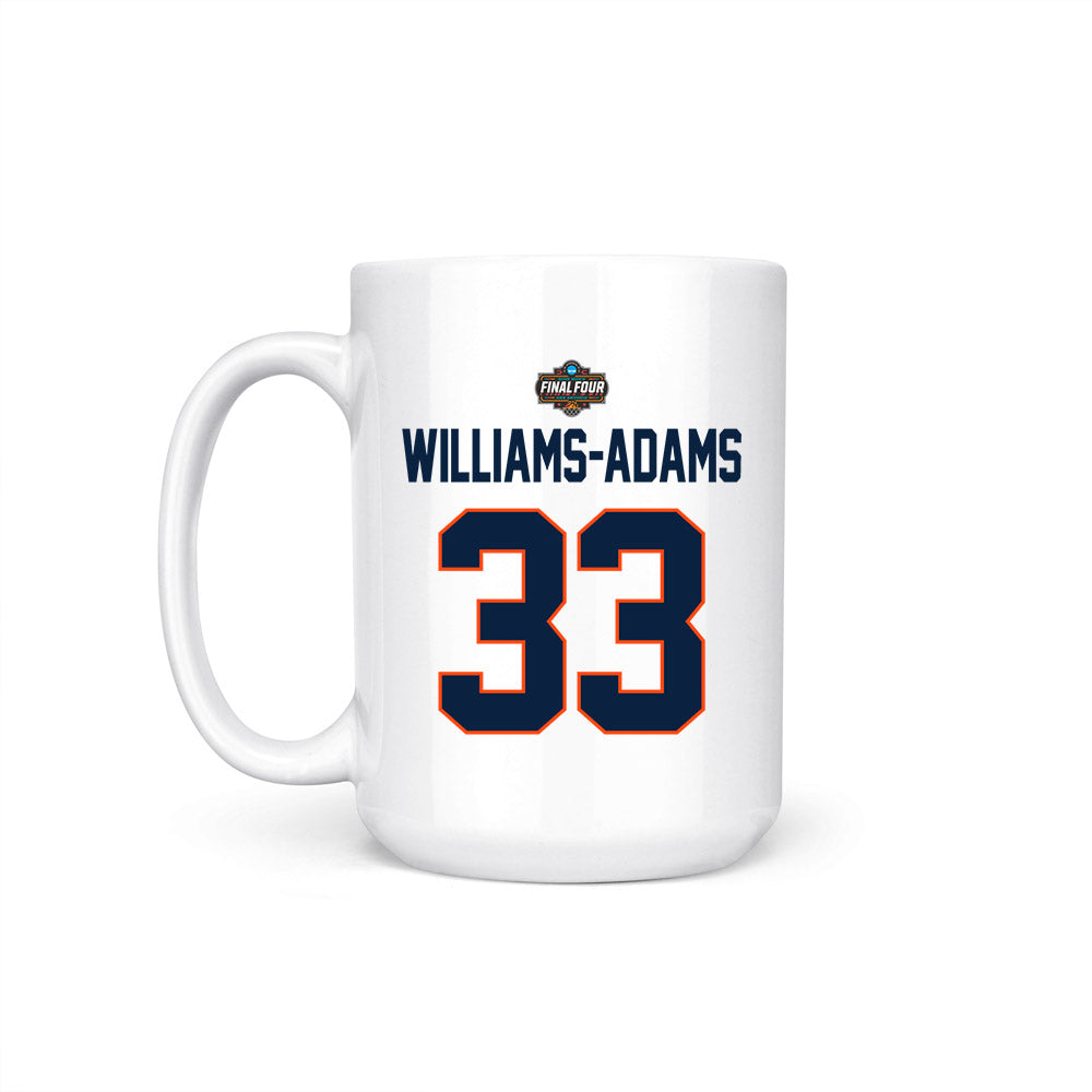 Auburn - NCAA Men's Basketball : Sebastian Williams-Adams - NCAA® March Madness® Final 4 Coffee Mug-1