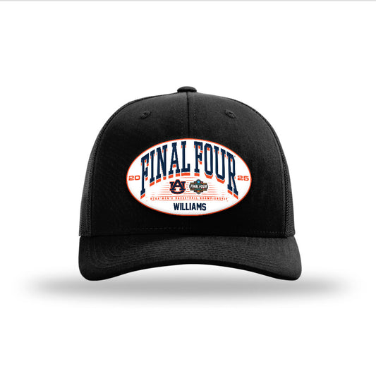 Auburn - NCAA Men's Basketball : CJ Williams - NCAA® March Madness® Final 4 Snapback Trucker Hat-0