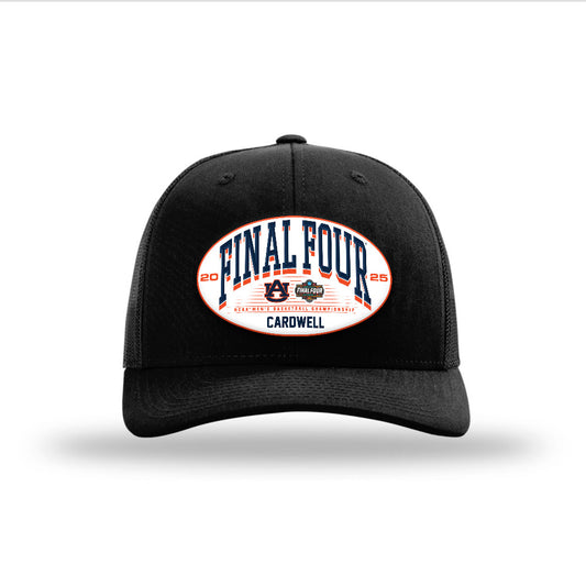 Auburn - NCAA Men's Basketball : Drake Cardwell - NCAA® March Madness® Final 4 Snapback Trucker Hat-0