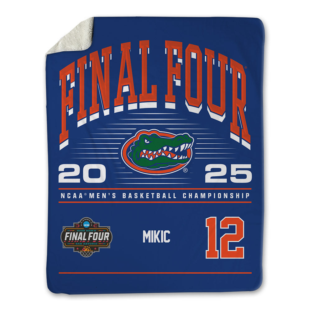 Florida - NCAA Men's Basketball : Viktor Mikic - NCAA® March Madness® Final 4 Blanket-0