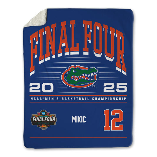 Florida - NCAA Men's Basketball : Viktor Mikic - NCAA® March Madness® Final 4 Blanket-0