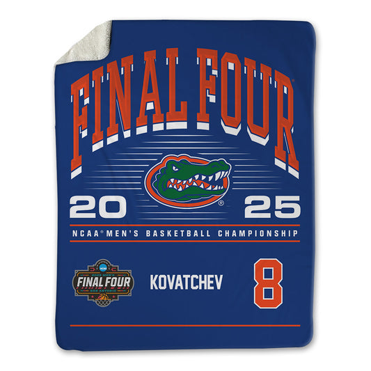 Florida - NCAA Men's Basketball : Alex Kovatchev - NCAA® March Madness® Final 4 Blanket-0