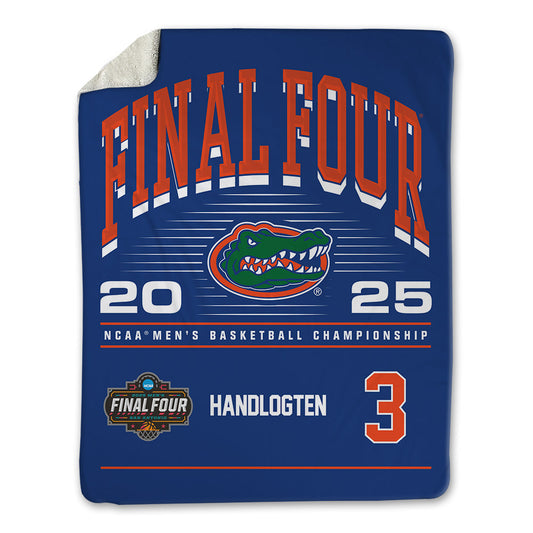 Florida - NCAA Men's Basketball : Micah Handlogten - NCAA® March Madness® Final 4 Blanket-0