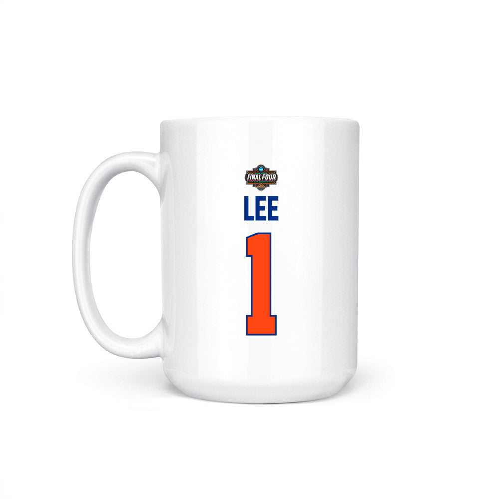Florida - NCAA Men's Basketball : Xaivian Lee - NCAA® March Madness® Final 4 Coffee Mug-1