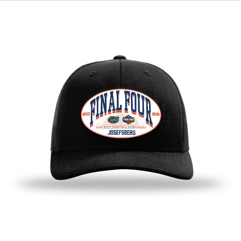 Florida - NCAA Men's Basketball : Cooper Josefsberg - Suede Snapback Trucker Hat-0