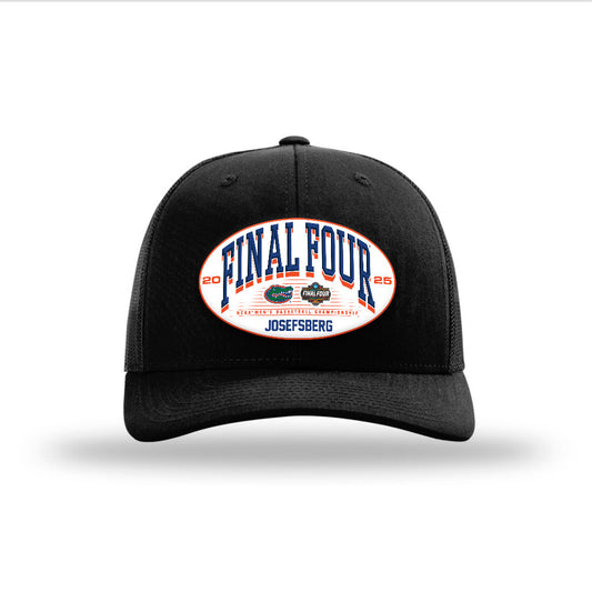 Florida - NCAA Men's Basketball : Cooper Josefsberg - Suede Snapback Trucker Hat-0