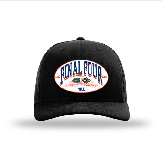 Florida - NCAA Men's Basketball : Viktor Mikic - Suede Snapback Trucker Hat-0