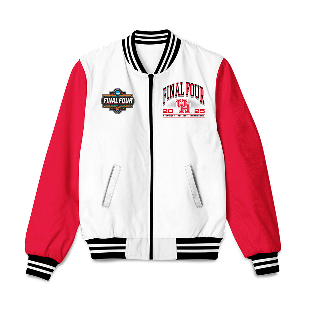 Houston - NCAA Men's Basketball : Milos Uzan - NCAA® March Madness® Final 4 Bomber Jacket-0