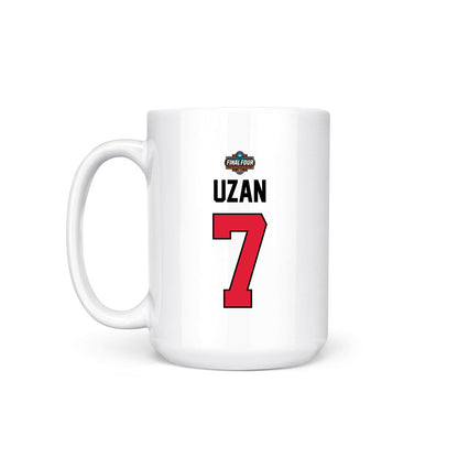 Houston - NCAA Men's Basketball : Milos Uzan - NCAA® March Madness® Final 4 Coffee Mug-1