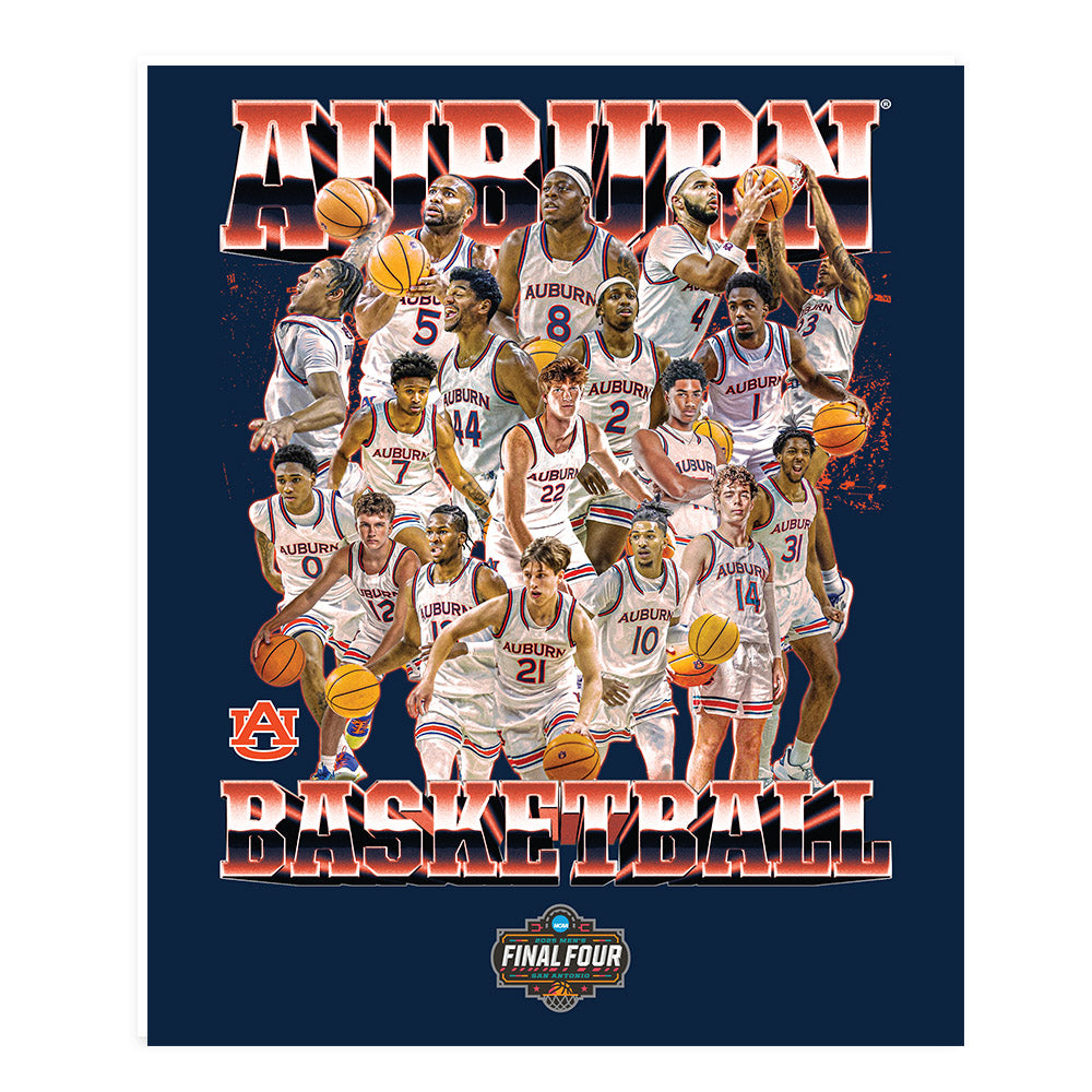 Auburn - NCAA Men's Basketball : NCAA® March Madness® Final 4 Poster 20x24-0