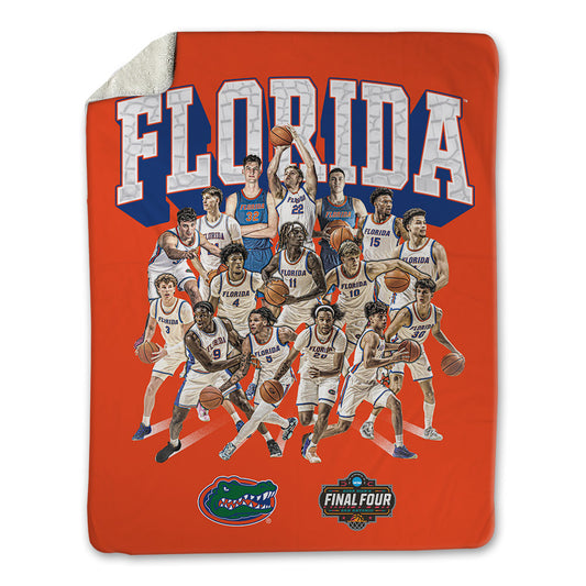 Florida - NCAA Men's Basketball : - NCAA® March Madness® Final 4 Blanket-0