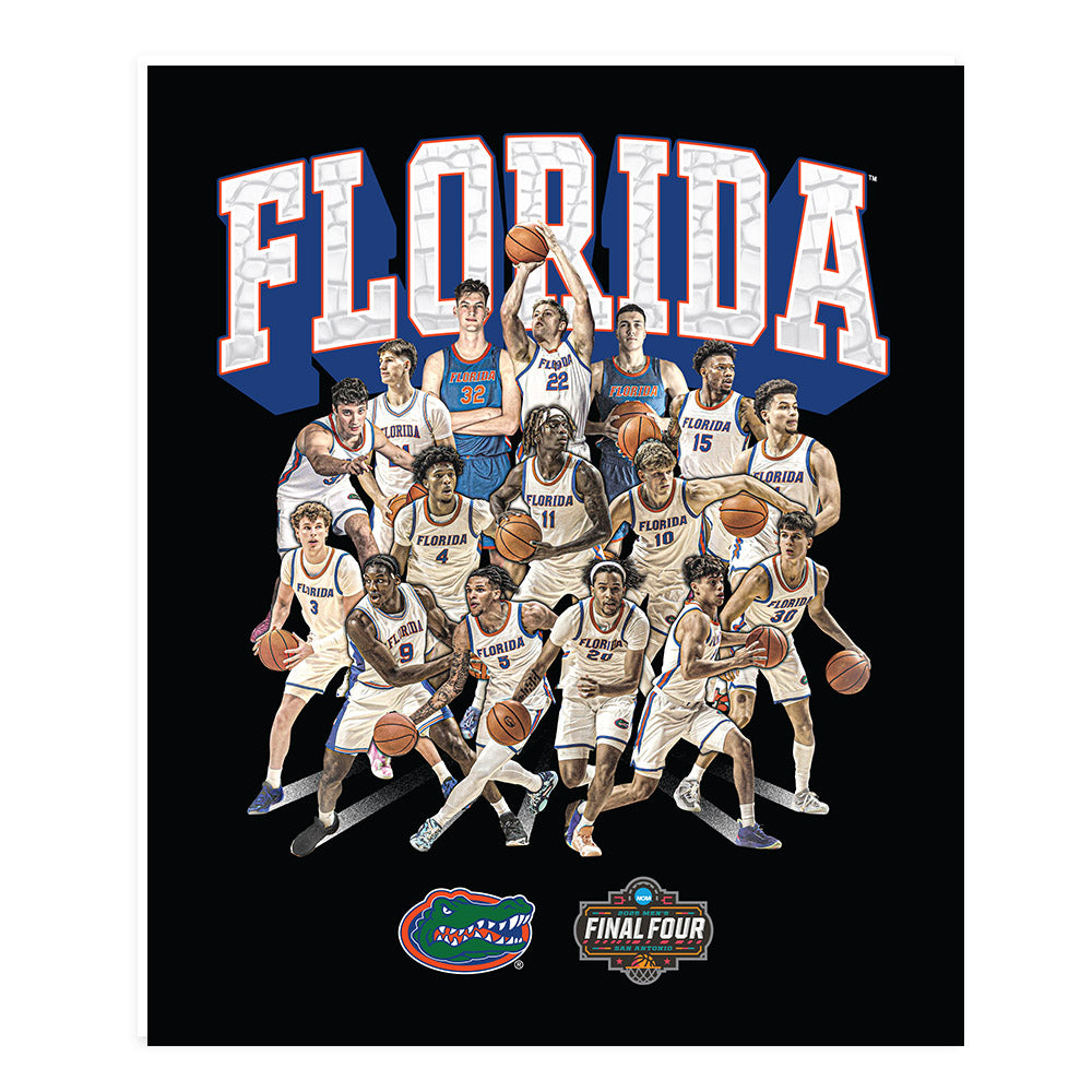 Florida - NCAA Men's Basketball : - NCAA® March Madness® Final 4 Collage Poster 20x24-0