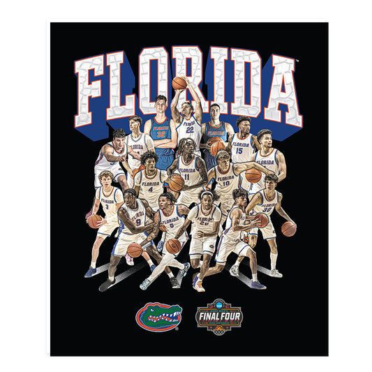 Florida - NCAA Men's Basketball : - NCAA® March Madness® Final 4 Collage Poster 20x24-0
