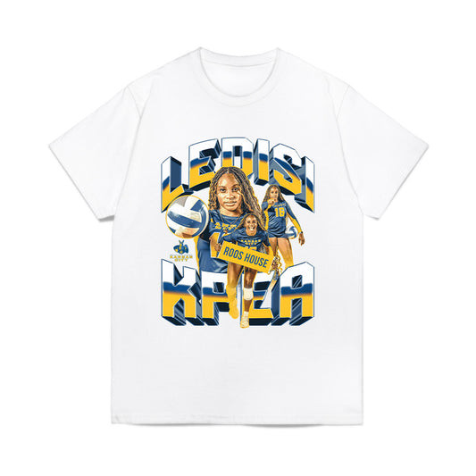 UMKC - NCAA Women's Volleyball : Ledisi Kpea - Collage Comfort Colors T-Shirt-0