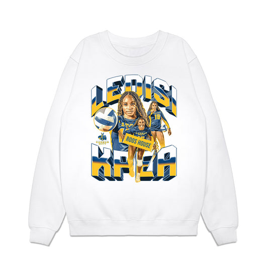 UMKC - NCAA Women's Volleyball : Ledisi Kpea - Collage Premium Crewneck Sweatshirt-0