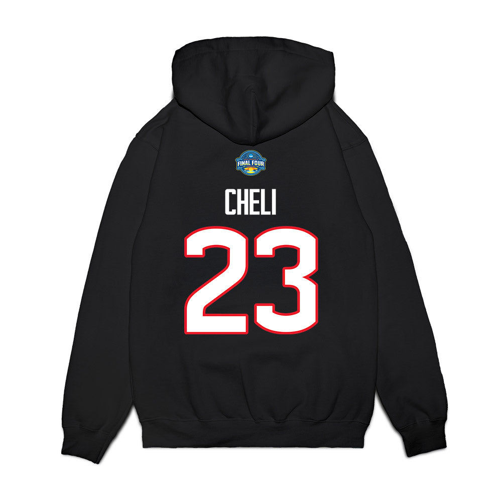 UConn - NCAA Women's Basketball : Morgan Cheli - NCAA® March Madness® Final 4 Premium Hooded Sweatshirt-1