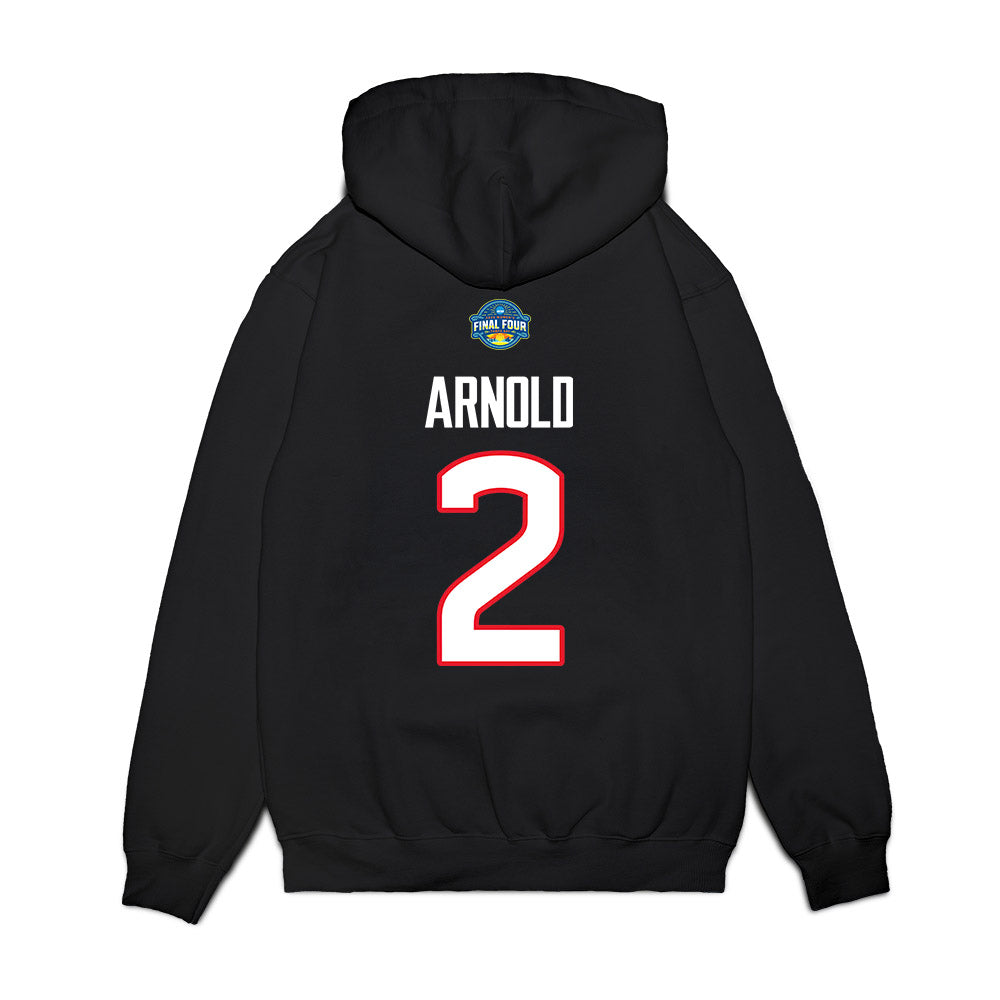 UConn - NCAA Women's Basketball : KK Arnold - NCAA® March Madness® Final 4 Premium Hooded Sweatshirt-1