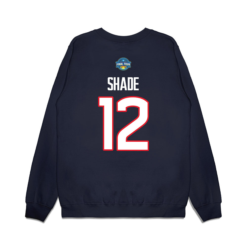 UConn - NCAA Women's Basketball : Ashlynn Shade - NCAA® March Madness® Final 4 Premium Crewneck Sweatshirt-1