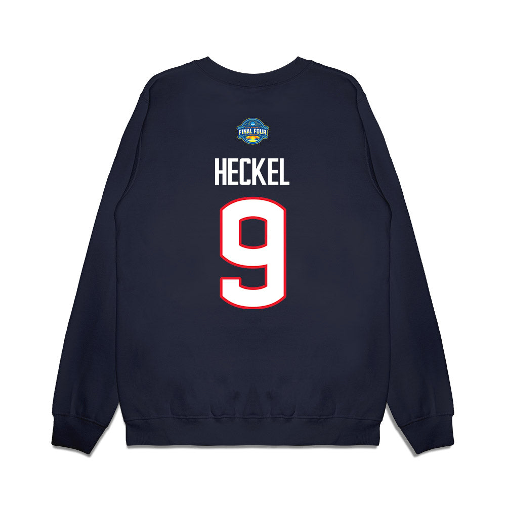 UConn - NCAA Women's Basketball : Kayleigh Heckel - NCAA® March Madness® Final 4 Premium Crewneck Sweatshirt-1