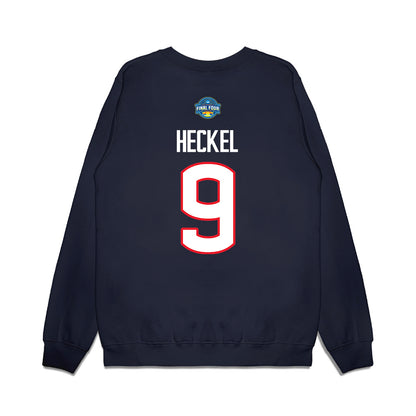 UConn - NCAA Women's Basketball : Kayleigh Heckel - NCAA® March Madness® Final 4 Premium Crewneck Sweatshirt-1