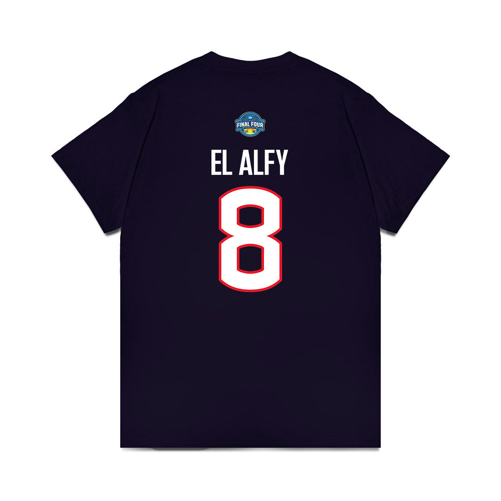 UConn - NCAA Women's Basketball : Jana El Alfy - NCAA® March Madness® Final 4 Premium T-Shirt-1