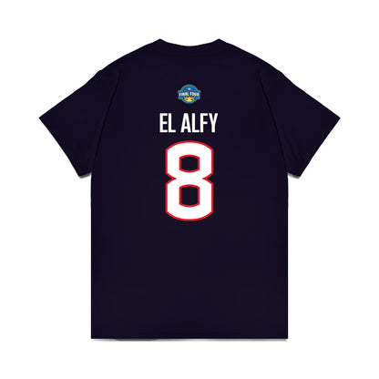 UConn - NCAA Women's Basketball : Jana El Alfy - NCAA® March Madness® Final 4 Premium T-Shirt-1