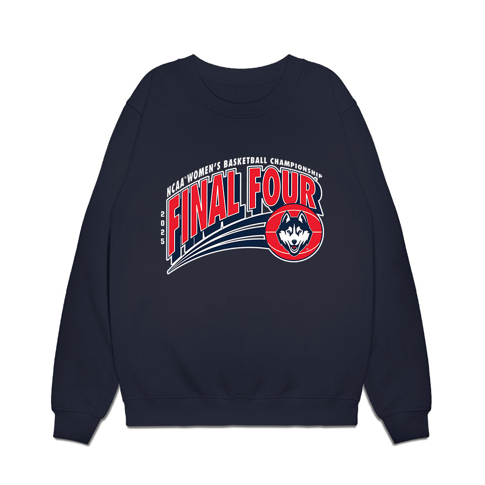 UConn - NCAA Women's Basketball : Kayleigh Heckel - NCAA® March Madness® Final 4 Premium Crewneck Sweatshirt-0