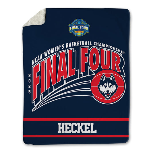 UConn - NCAA Women's Basketball : Kayleigh Heckel - NCAA® March Madness® Final 4 Blanket-0