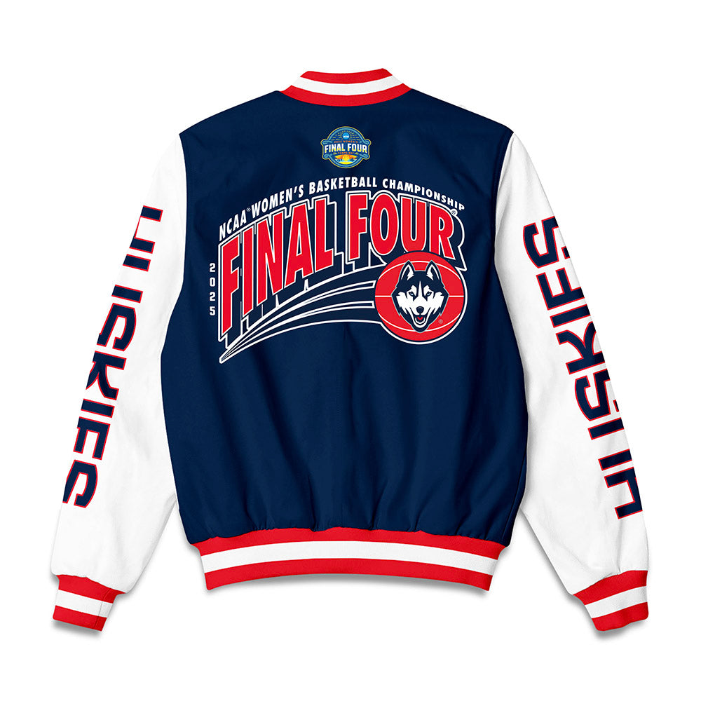 UConn - NCAA Women's Basketball : Serah Williams - NCAA® March Madness® Final 4 Bomber Jacket-1