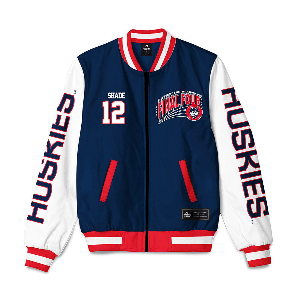 UConn - NCAA Women's Basketball : Ashlynn Shade - NCAA® March Madness® Final 4 Bomber Jacket-0