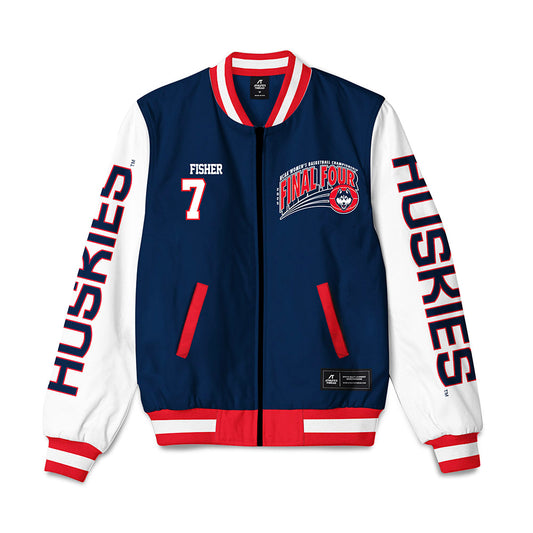 UConn - NCAA Women's Basketball : Kelis Fisher - NCAA® March Madness® Final 4 Bomber Jacket-0