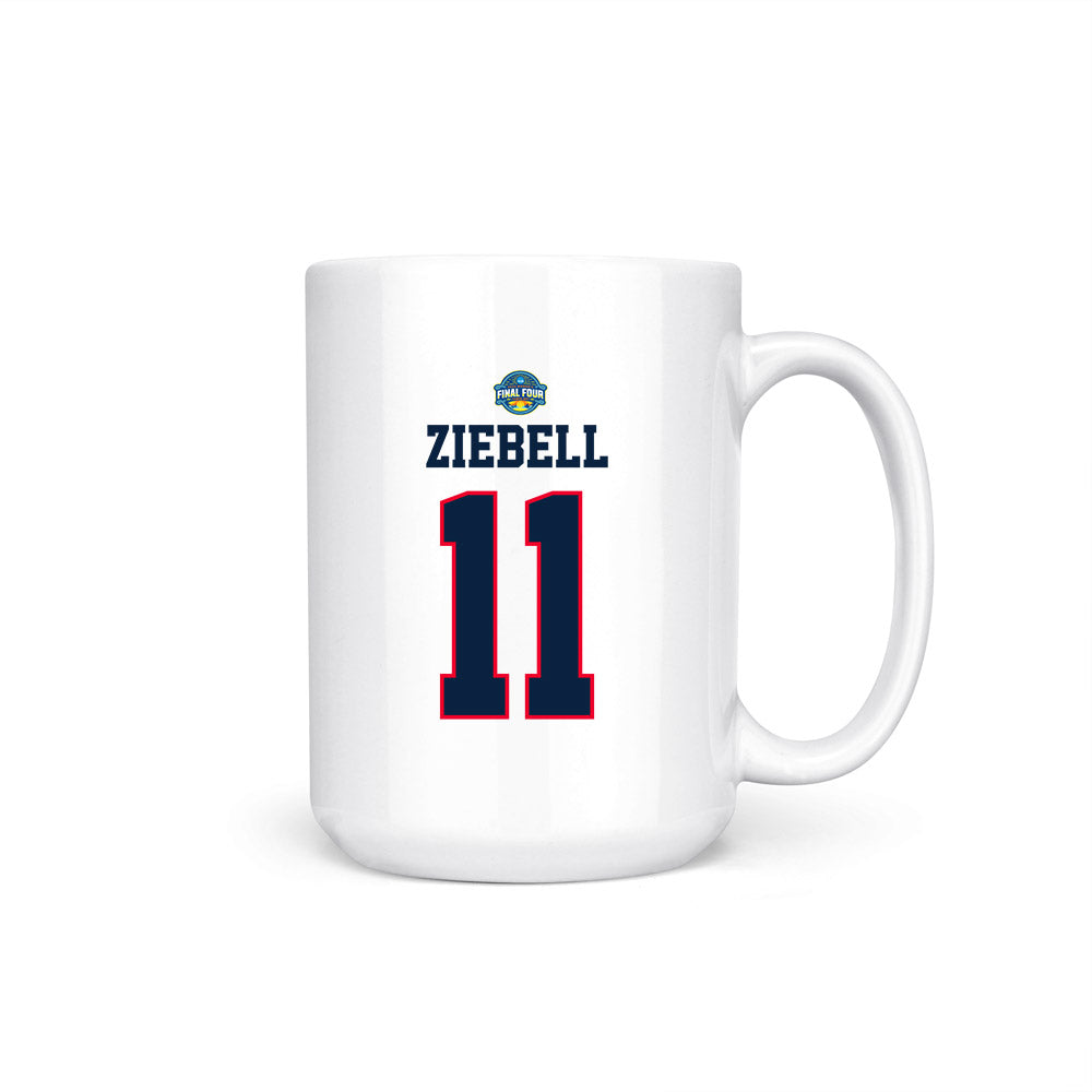 UConn - NCAA Women's Basketball : Allie Ziebell - NCAA® March Madness® Final 4 Coffee Mug-0