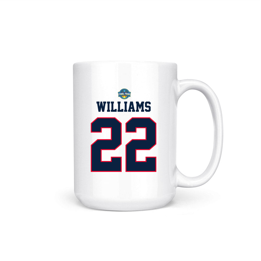 UConn - NCAA Women's Basketball : Serah Williams - NCAA® March Madness® Final 4 Coffee Mug-0
