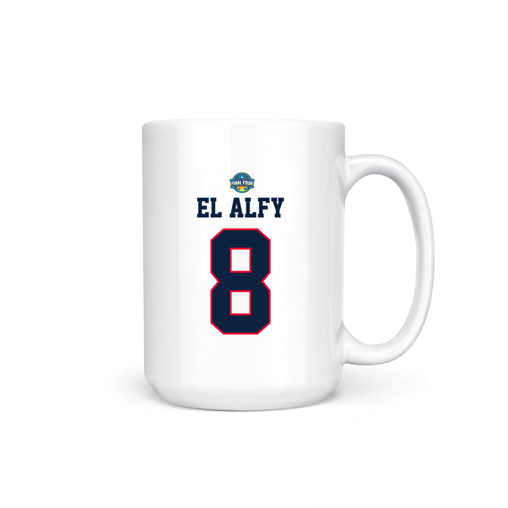 UConn - NCAA Women's Basketball : Jana El Alfy - NCAA® March Madness® Final 4 Coffee Mug-0