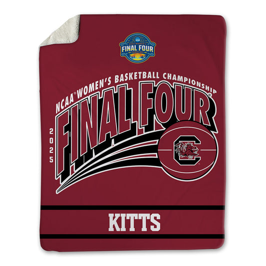 South Carolina - NCAA Women's Basketball : Chloe Kitts - NCAA® March Madness® Final 4 Blanket-0