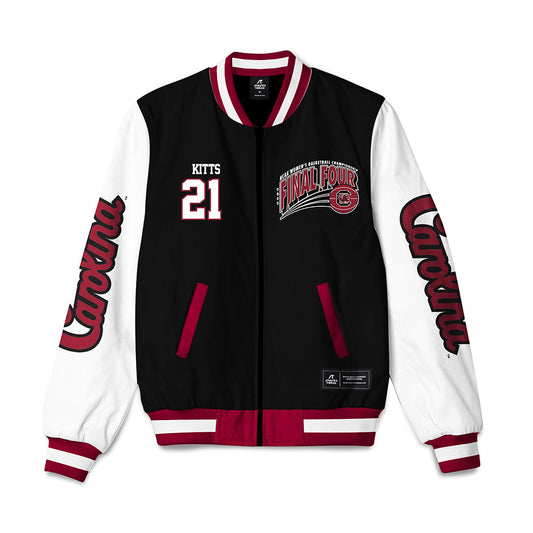 South Carolina - NCAA Women's Basketball : Chloe Kitts - NCAA® March Madness® Final 4 Bomber Jacket-0
