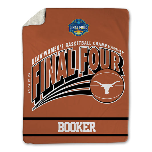 Texas - NCAA Women's Basketball : Madison Booker - NCAA® March Madness® Final 4 Blanket-0