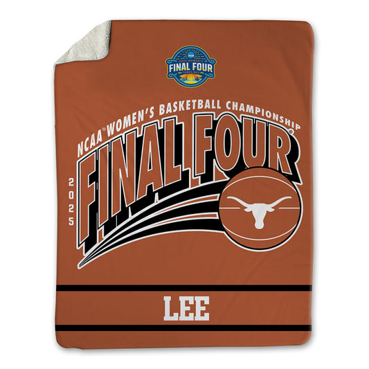 Texas - NCAA Women's Basketball : Jordan Lee - NCAA® March Madness® Final 4 Blanket-0