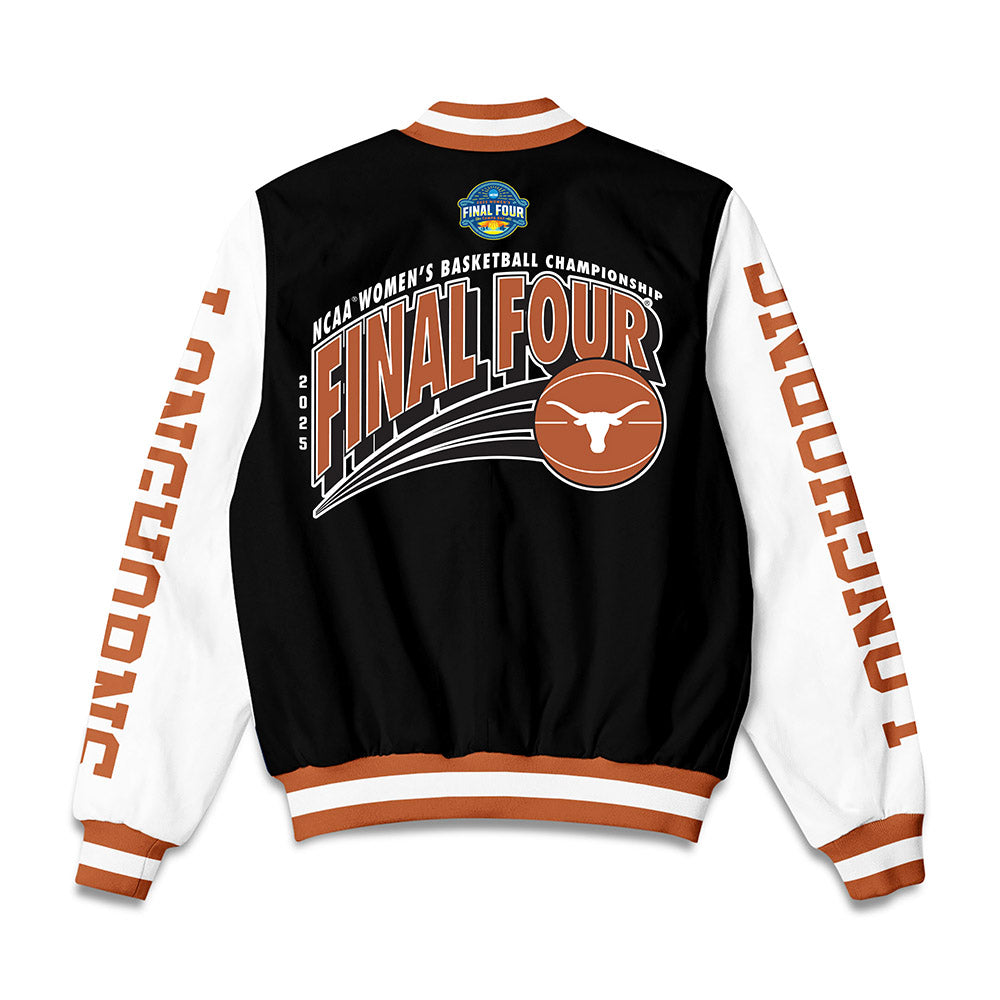 Texas - NCAA Women's Basketball : Rori Harmon - NCAA® March Madness® Final 4 Bomber Jacket-1