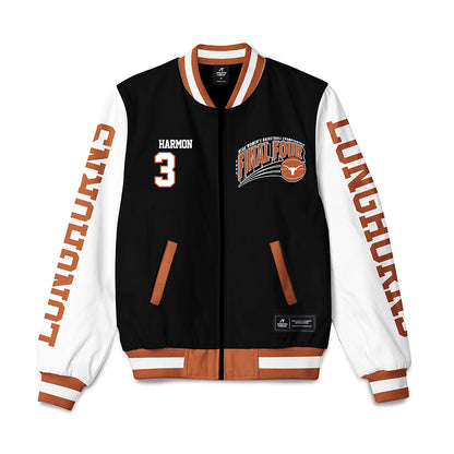 Texas - NCAA Women's Basketball : Rori Harmon - NCAA® March Madness® Final 4 Bomber Jacket-0
