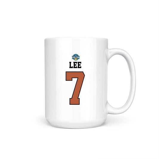 Texas - NCAA Women's Basketball : Jordan Lee - NCAA® March Madness® Final 4 Coffee Mug-0