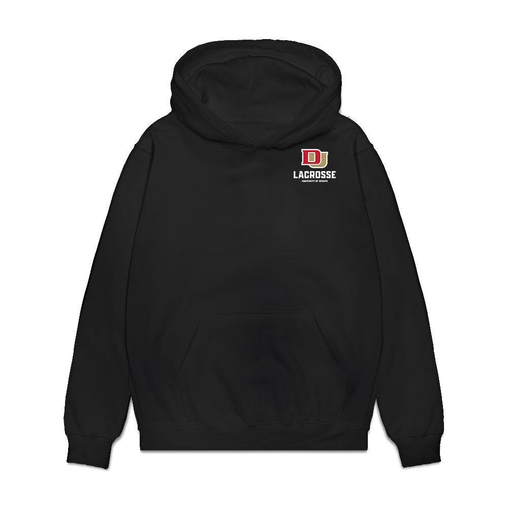 DU - NCAA Women's Lacrosse : Raegan Wilson - Premium Hooded Sweatshirt-0