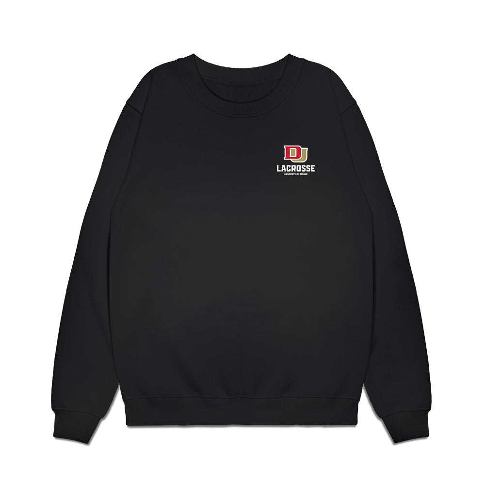 DU - NCAA Women's Lacrosse : Raegan Wilson - Premium Crewneck Sweatshirt-0