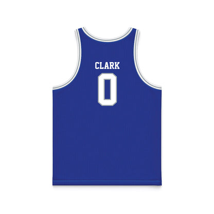Seton Hall - NCAA Men's Basketball : Adam Clark - Blue Basketball Jersey-1