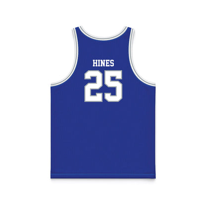 Seton Hall - NCAA Men's Basketball : Na'Jai Hines - Blue Basketball Jersey-1
