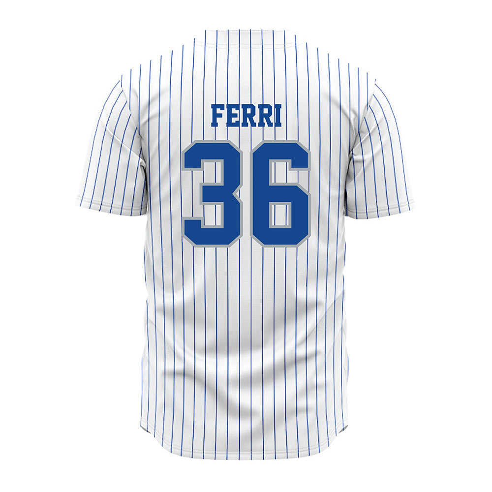 Seton Hall - NCAA Baseball : Nick Ferri - White Jersey-1